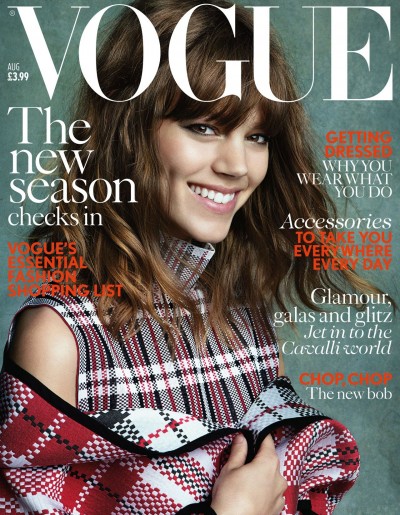 Freja Beha Erichsen by Patrick Demarchelier (UK Vogue August 2013)