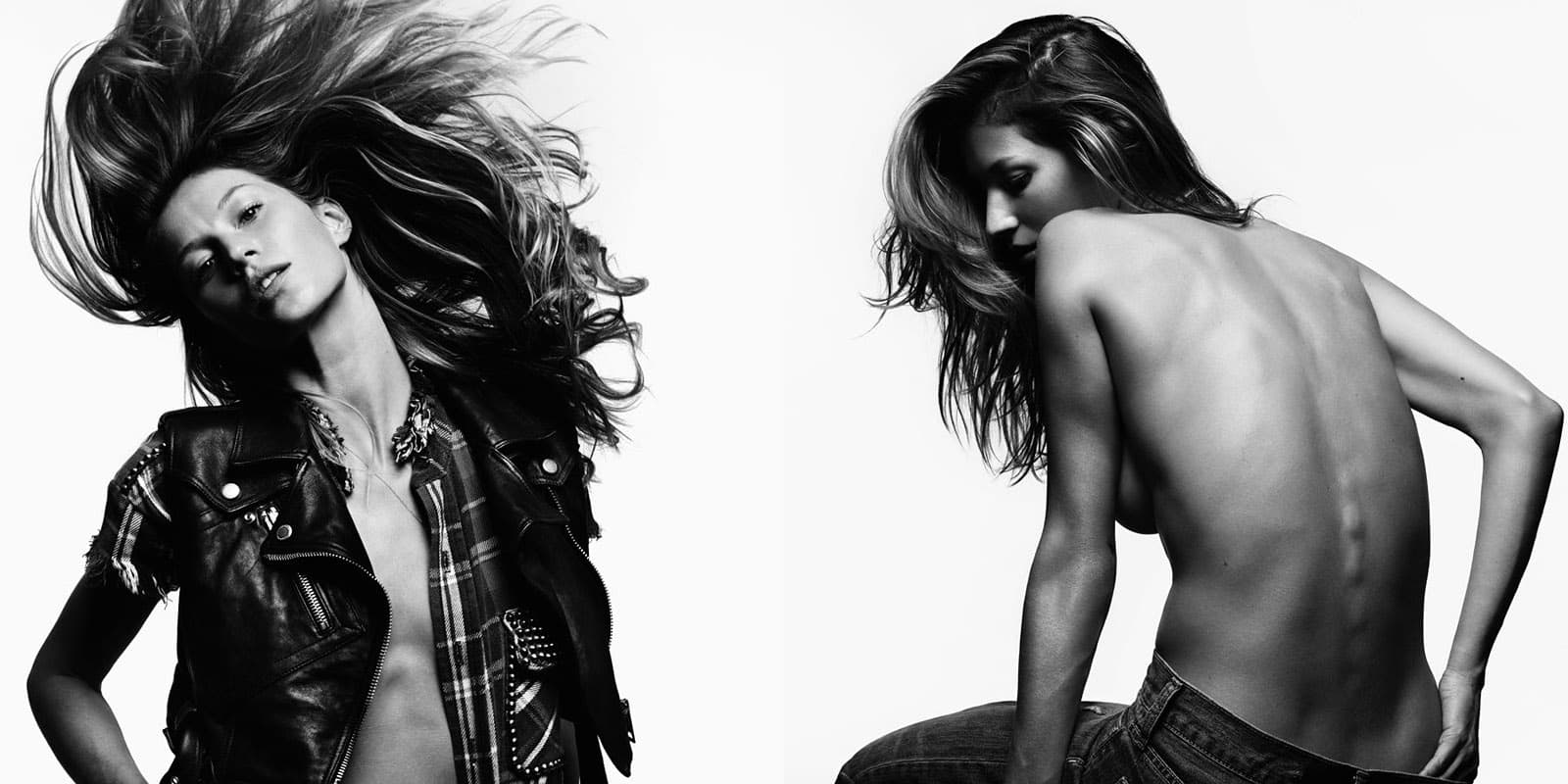 Gisele Unzipped by Hedi Slimane | YF时尚解析