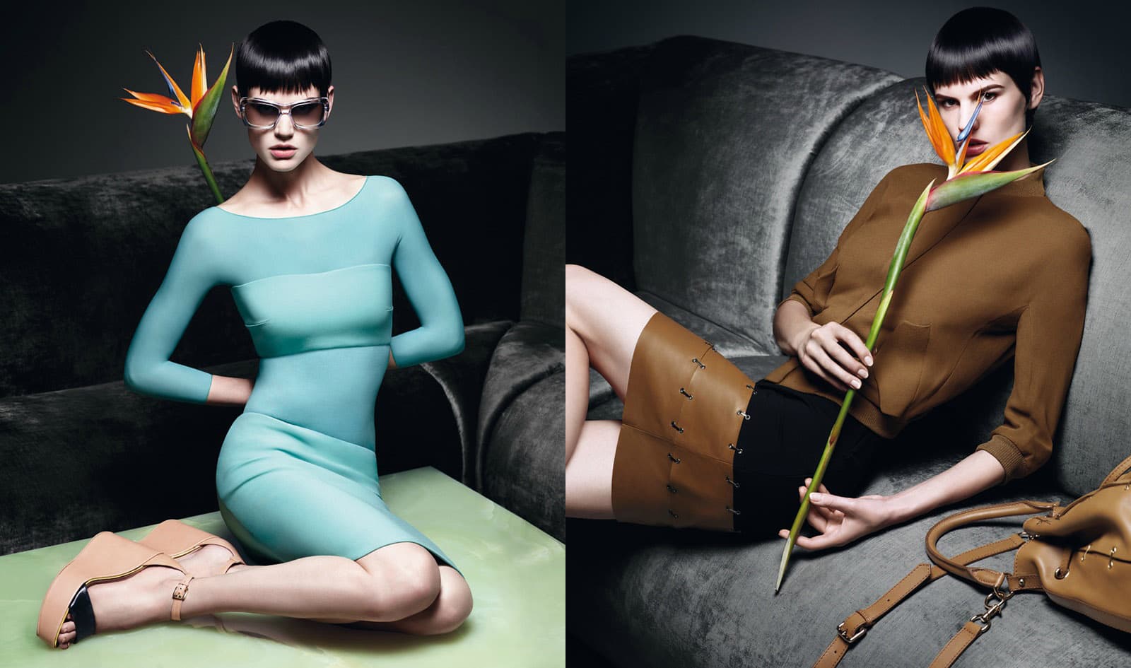 大片 2012 夏季广告大片宣传图，极简主义视觉设计