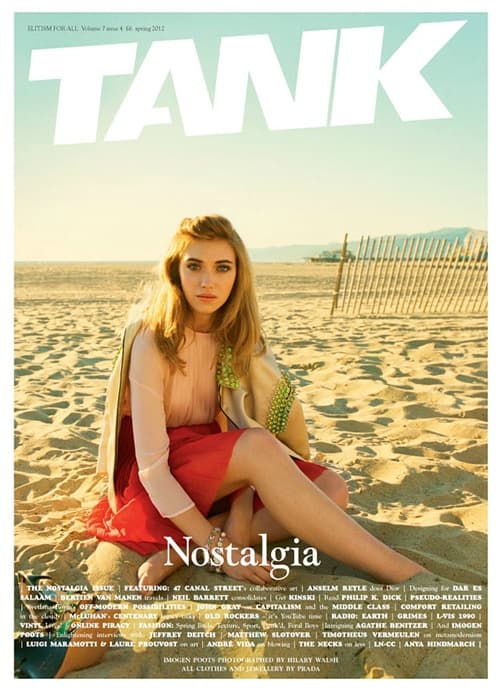 Tank Spring 2012 Cover 时尚杂志封面，摄影师作品展示