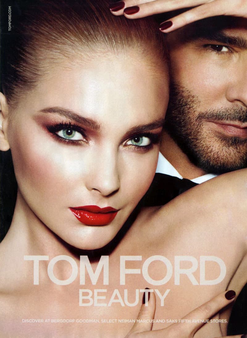 Tom Ford 2012 夏季广告大片宣传图，极简主义视觉设计
