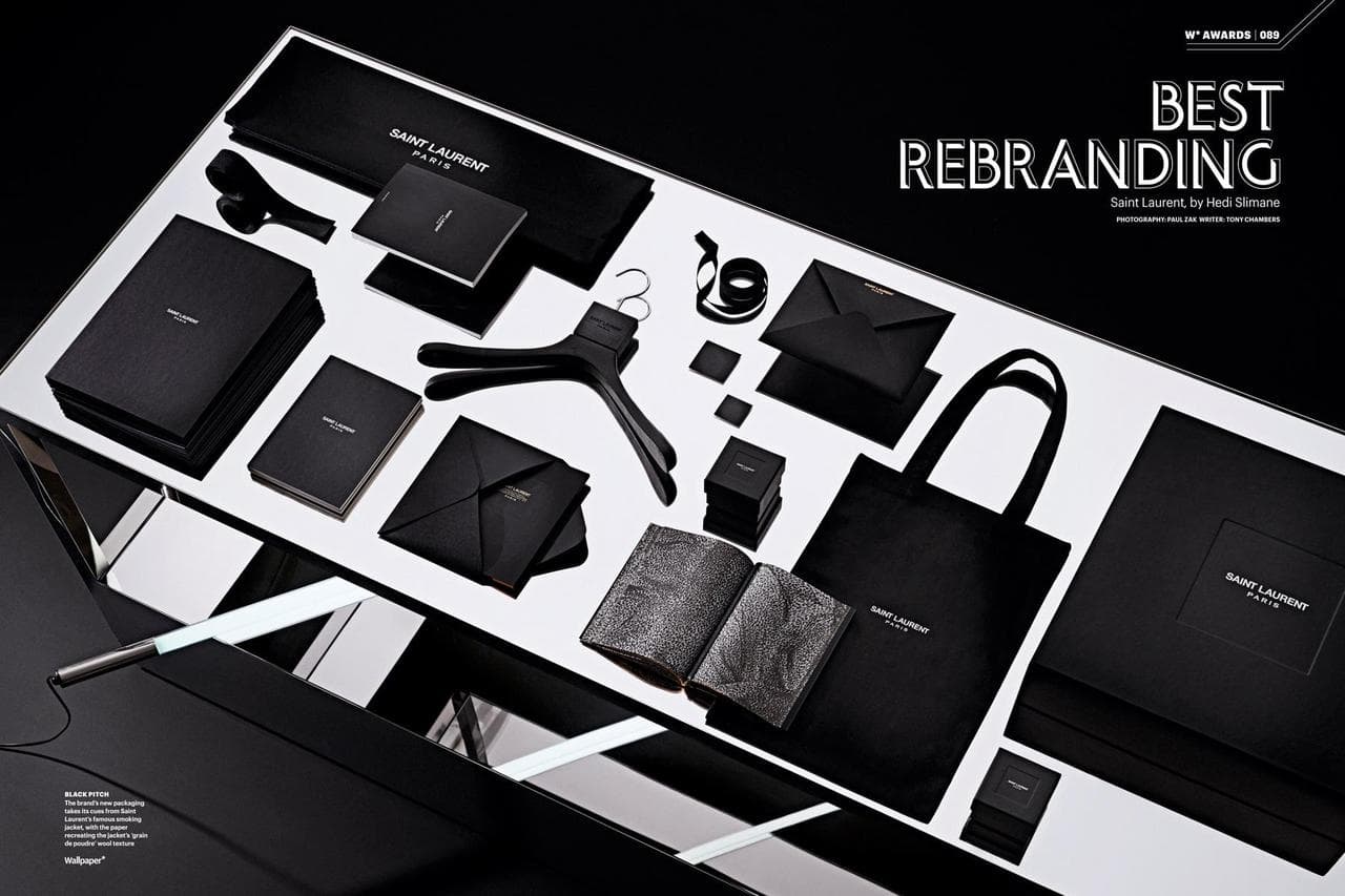 Saint Laurent品牌重塑获Wallpaper* Best Rebranding奖项