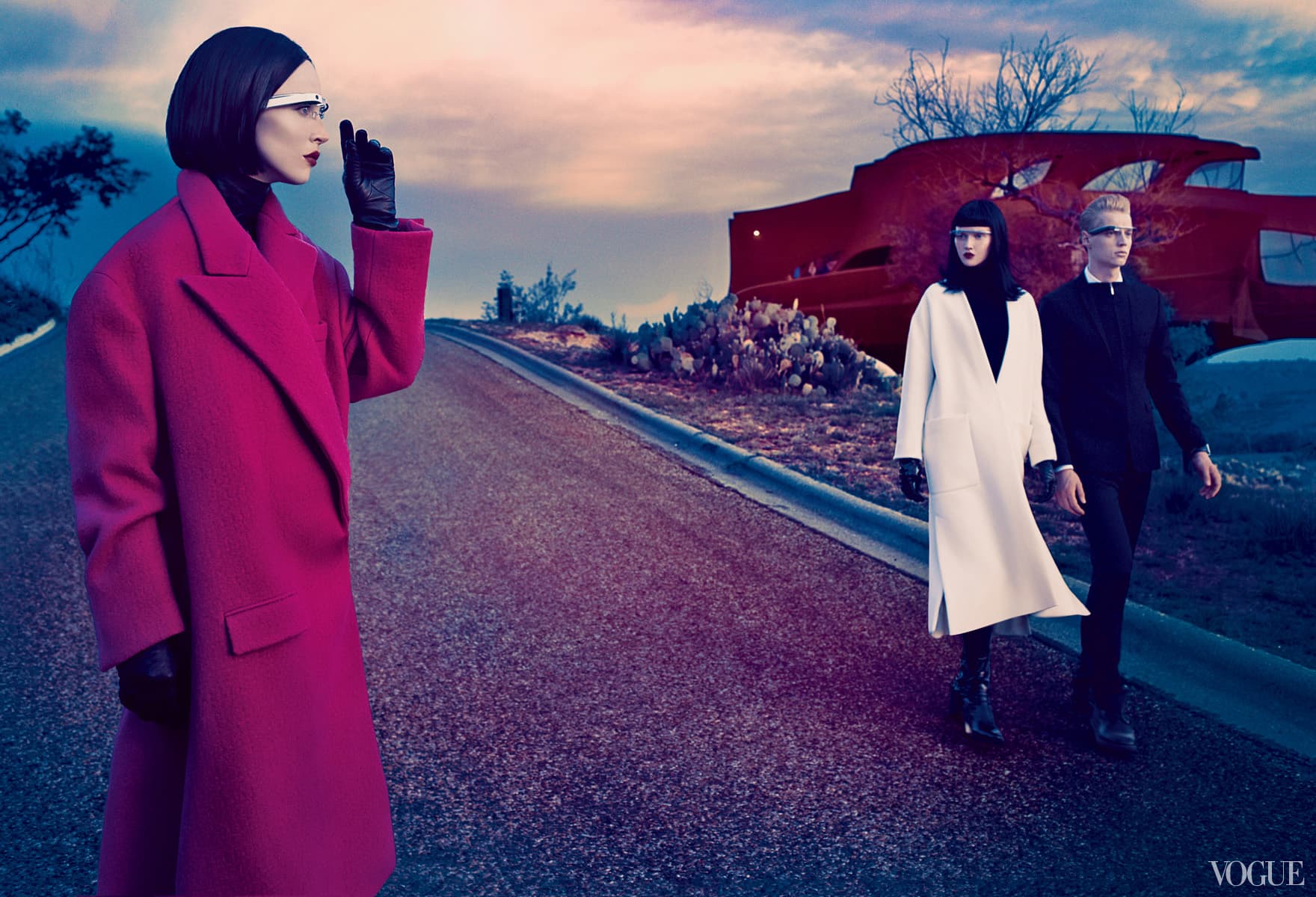 VOGUE杂志上的Google Glass | YF时尚解析