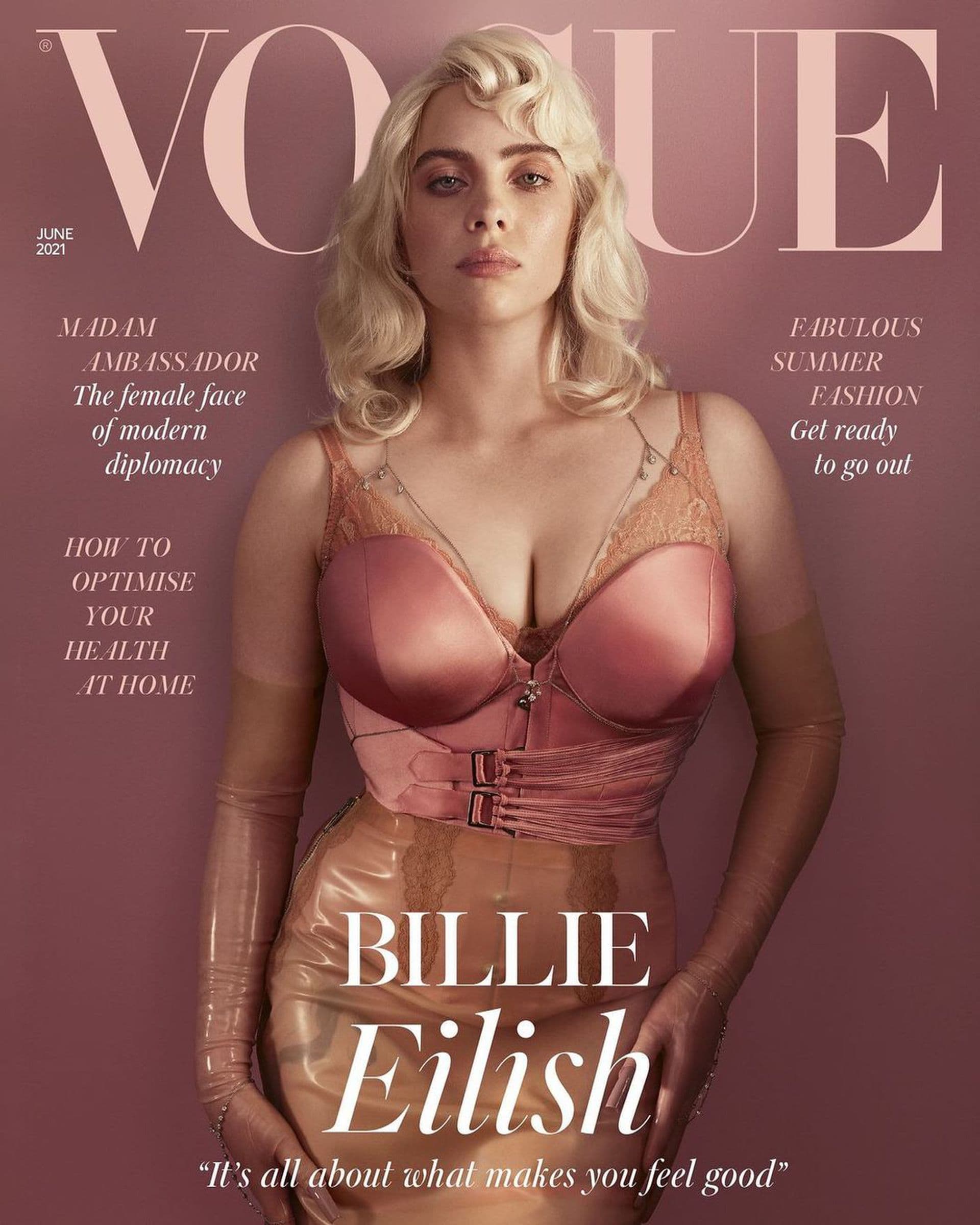 Vogue (UK) 时尚杂志封面，摄影师作品展示