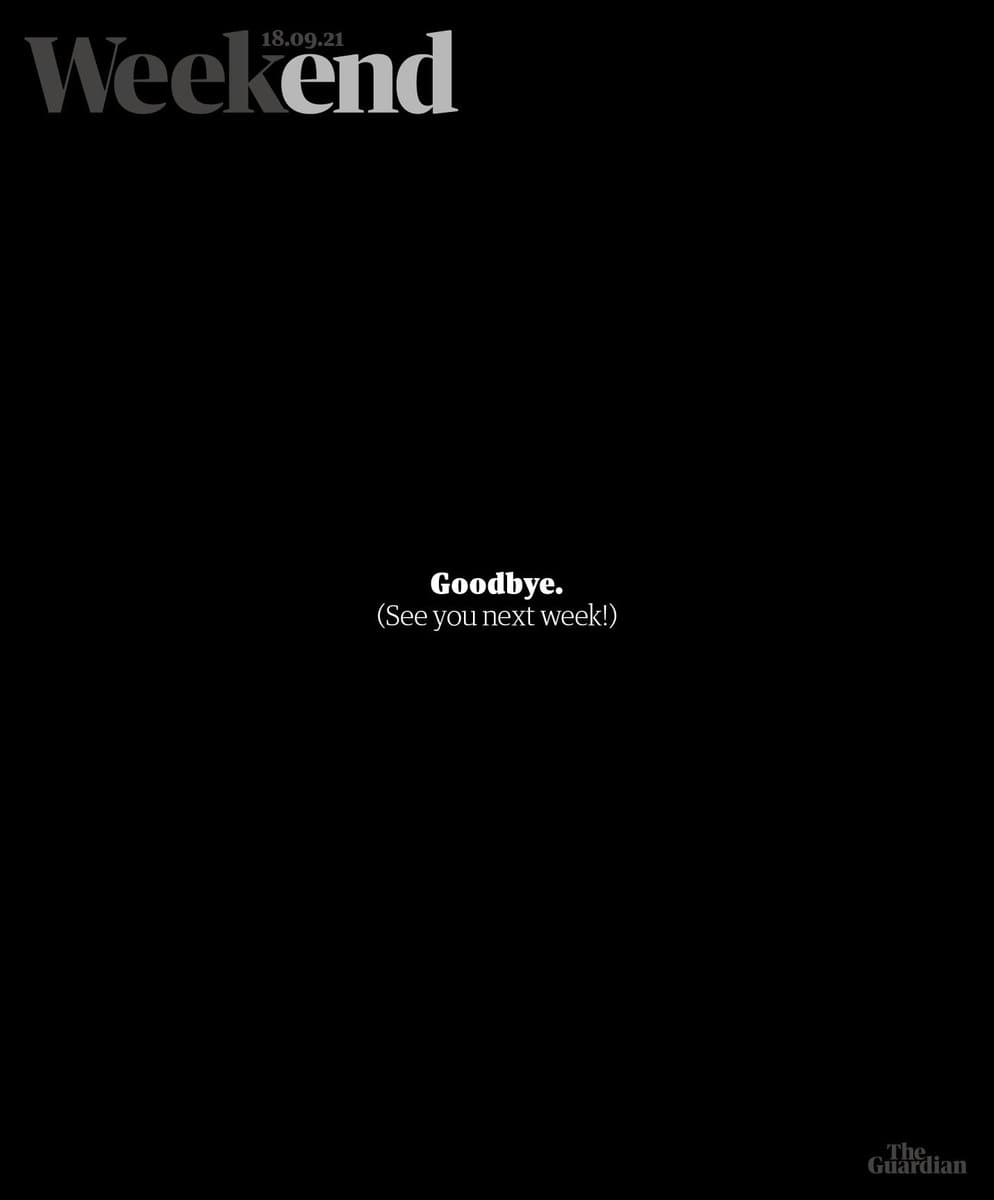 Guardian Weekend (UK) 时尚杂志封面，摄影师作品展示