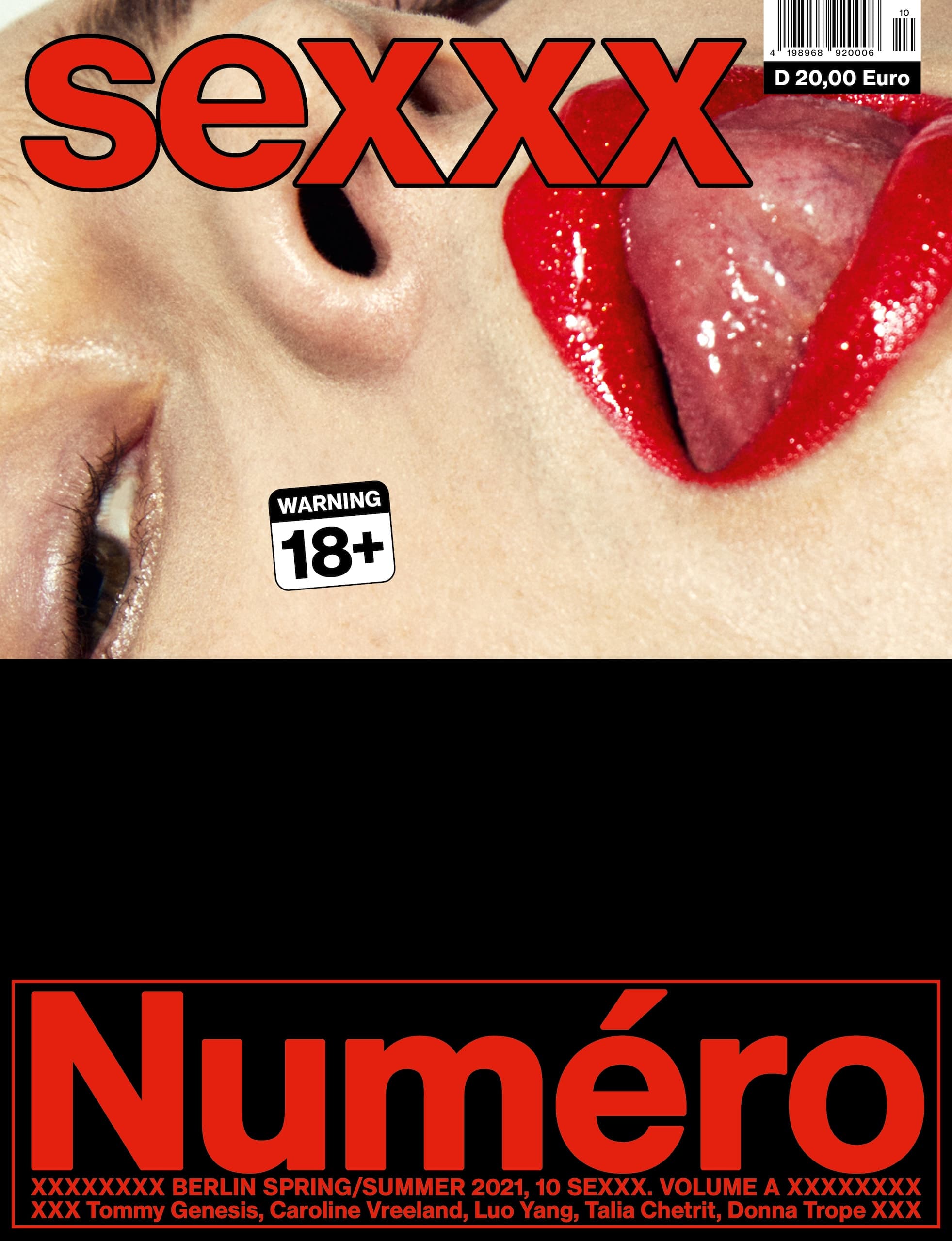 Numero SEXXX – Berlin S/S 2021 时尚杂志封面，摄影师作品展示