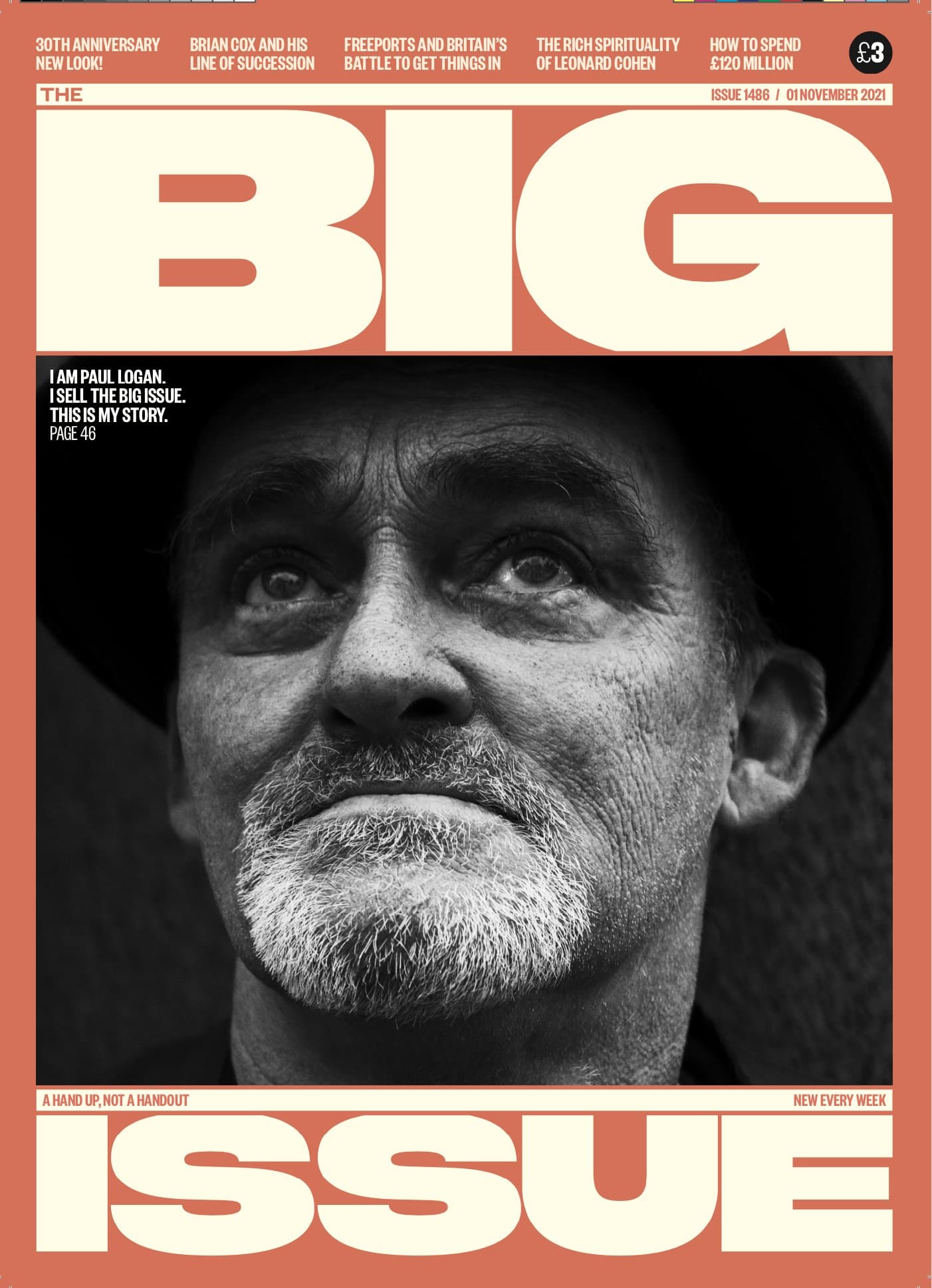 The Big Issue (uk) 时尚杂志封面，摄影师作品展示