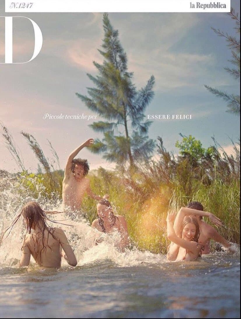 La Repubblica (Italy) 时尚杂志封面，摄影师作品展示