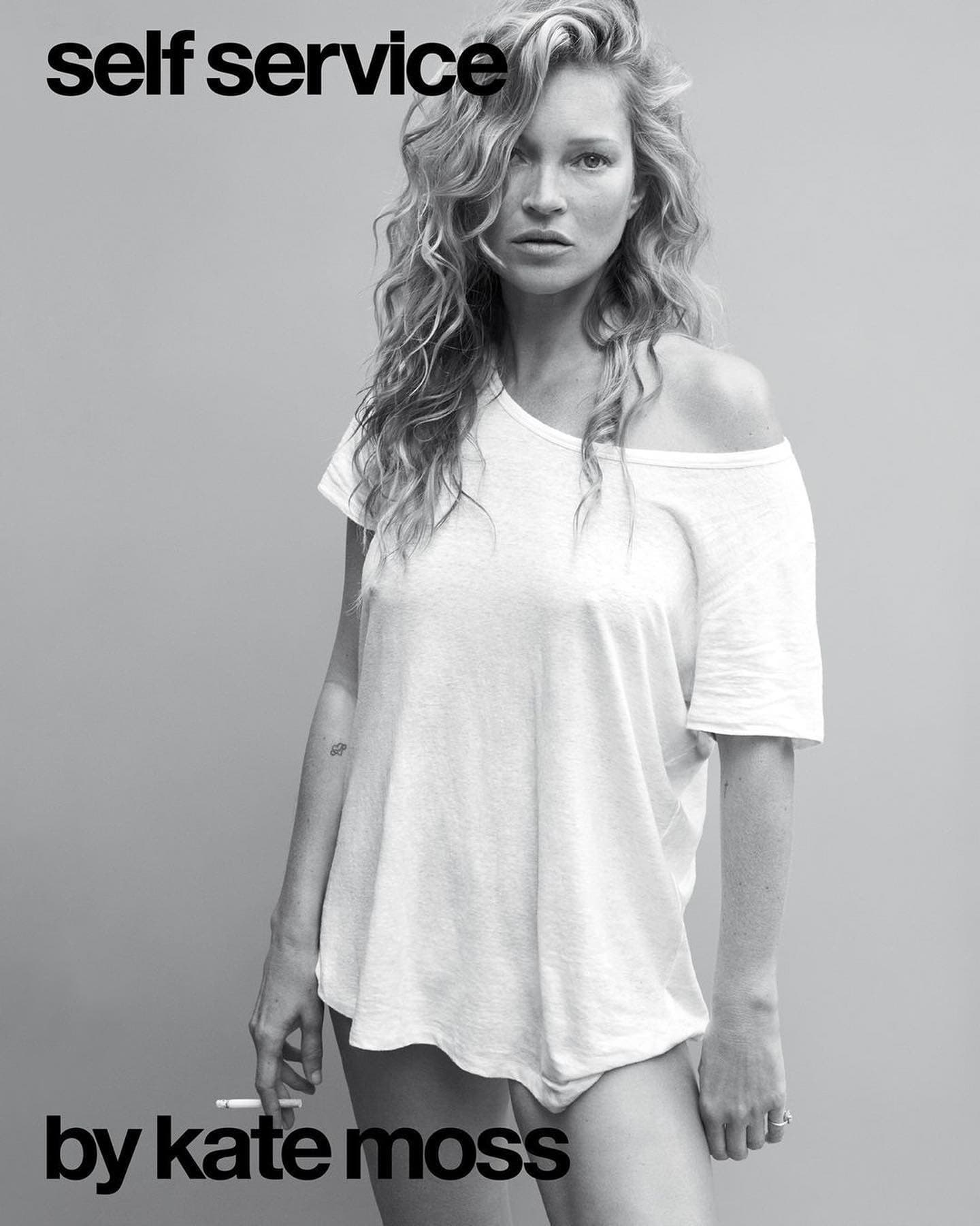 Self Service by Kate Moss 时尚杂志封面，摄影师作品展示