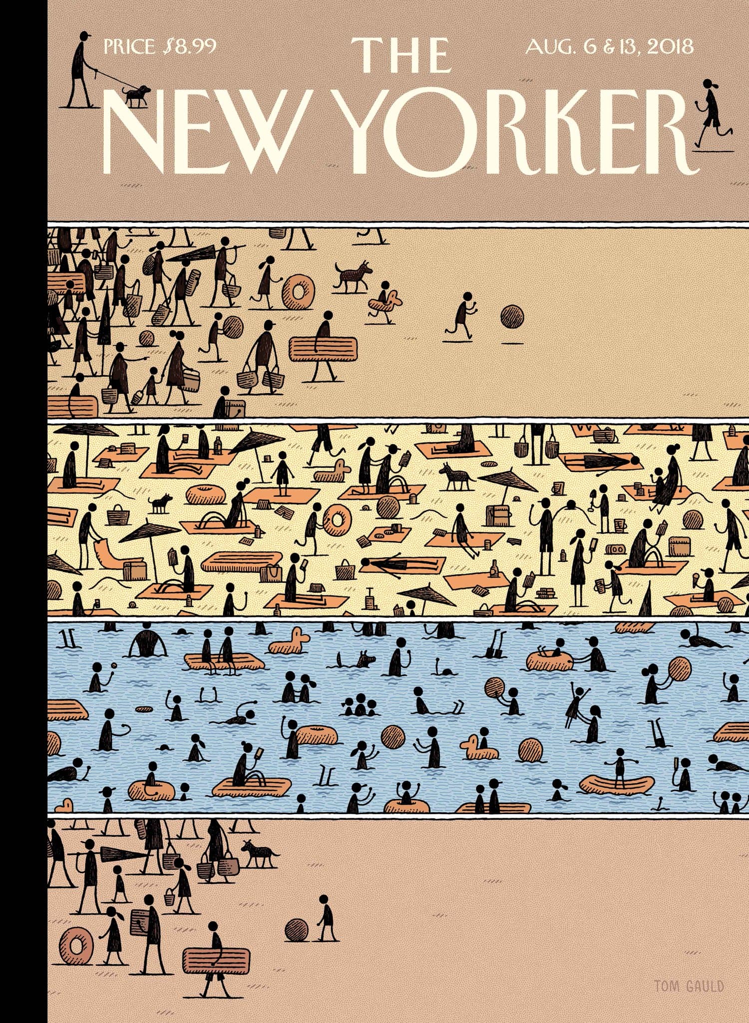The New Yorker – On the Beach 时尚杂志封面，摄影师作品展示