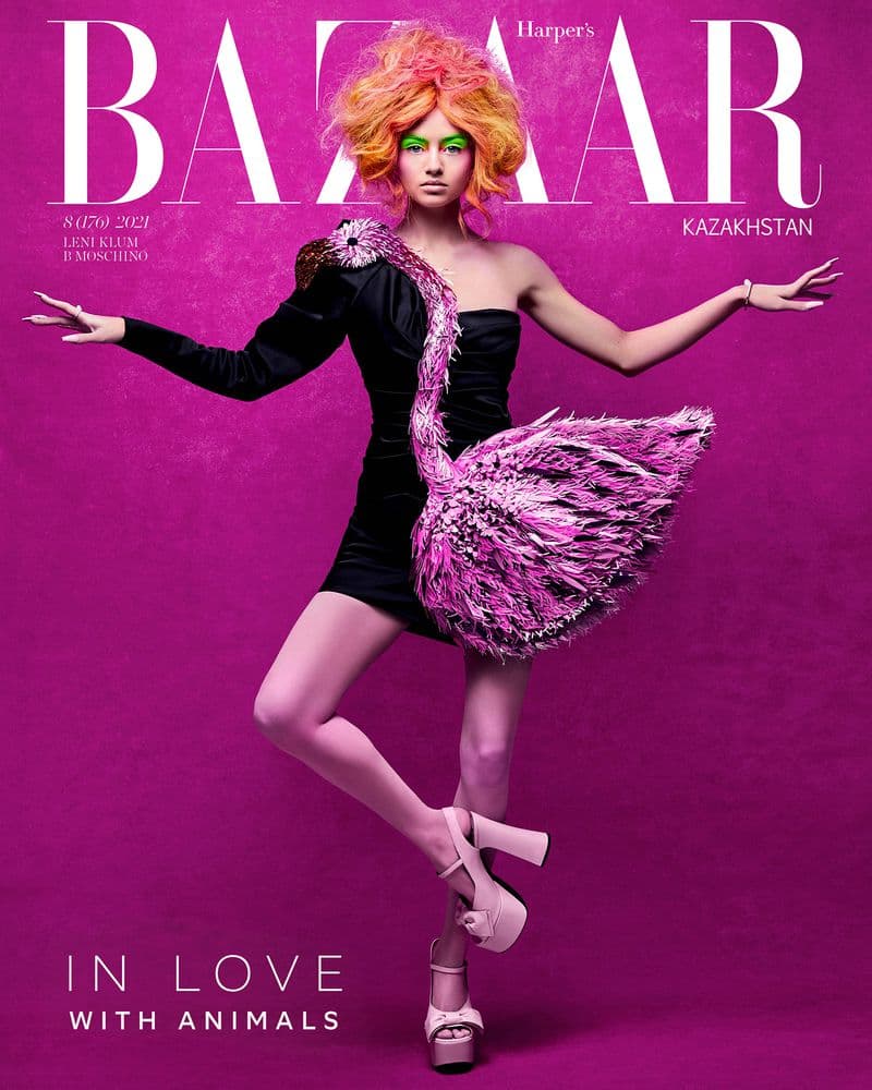 Harper’s Bazaar Kazakhstan 时尚杂志封面，摄影师作品展示