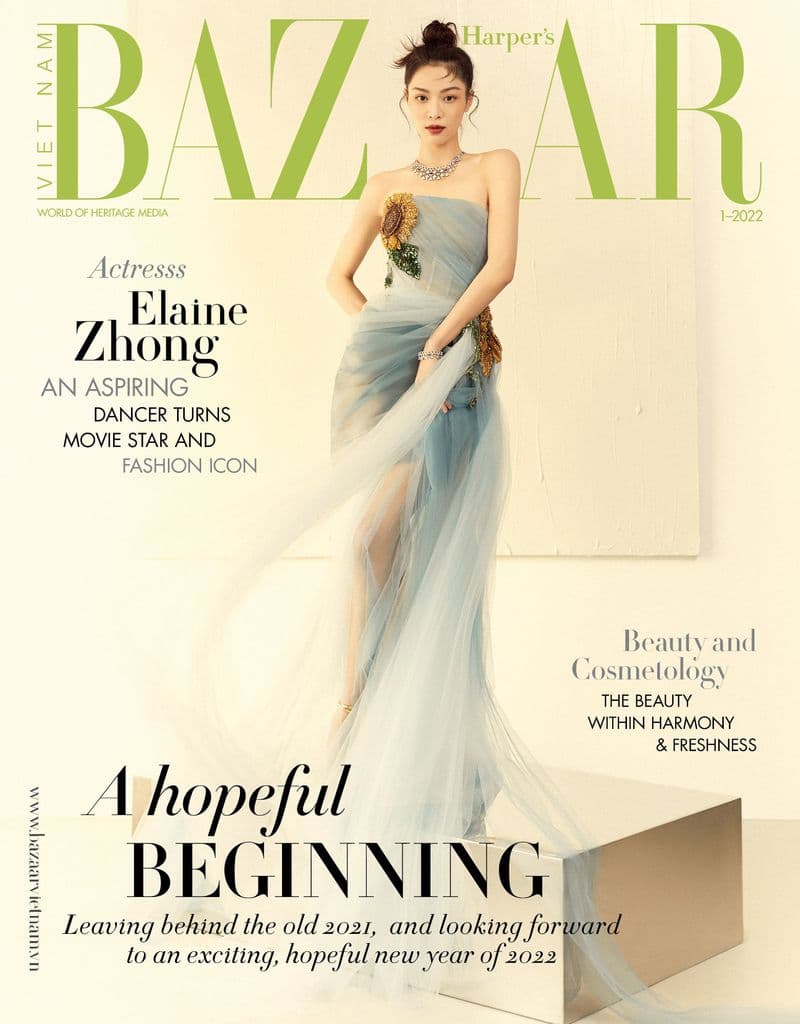 Harper’s Bazaar Vietnam January 2022 时尚杂志封面，摄影师作品展示
