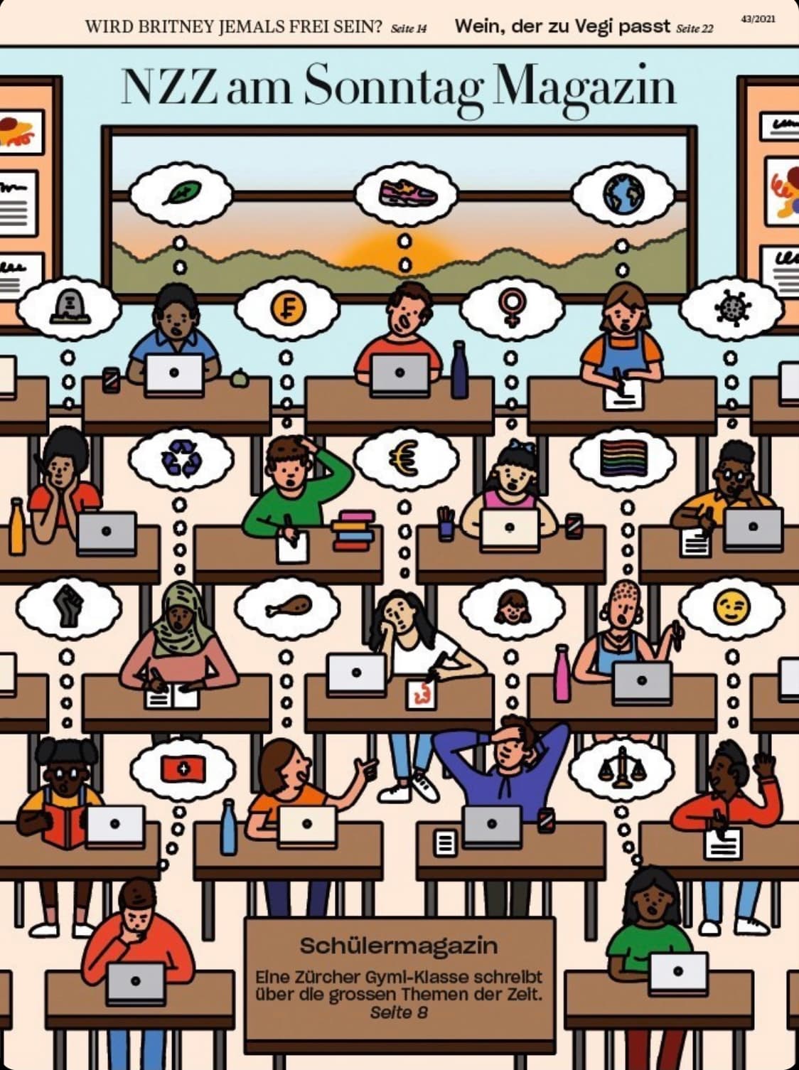 NZZ (Germany) 时尚杂志封面，摄影师作品展示