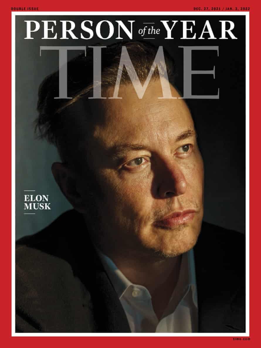 Elon Musk is TIME’s 2021 Person of the Year 时尚杂志封面，摄影师作品展示