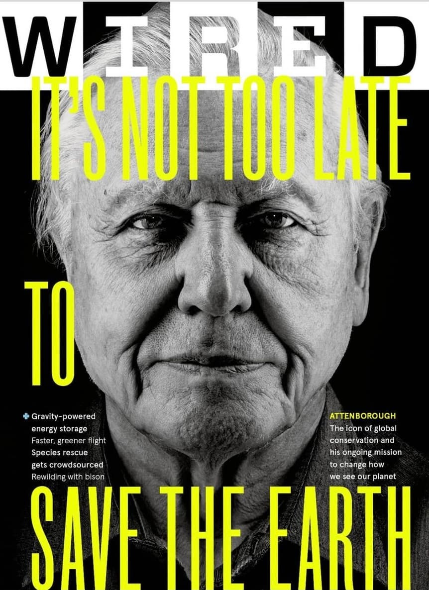 Wired (uk) 时尚杂志封面，摄影师作品展示