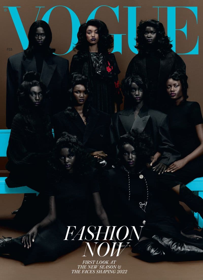 British Vogue February 2022 时尚杂志封面，摄影师作品展示