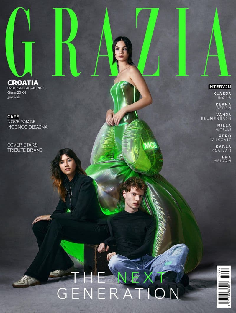 Grazia Croatia October 2021 时尚杂志封面，摄影师作品展示