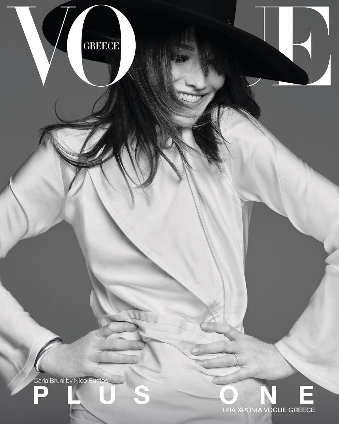 Carla Bruni for Vogue Greece – April 2022 时尚杂志封面，摄影师作品展示