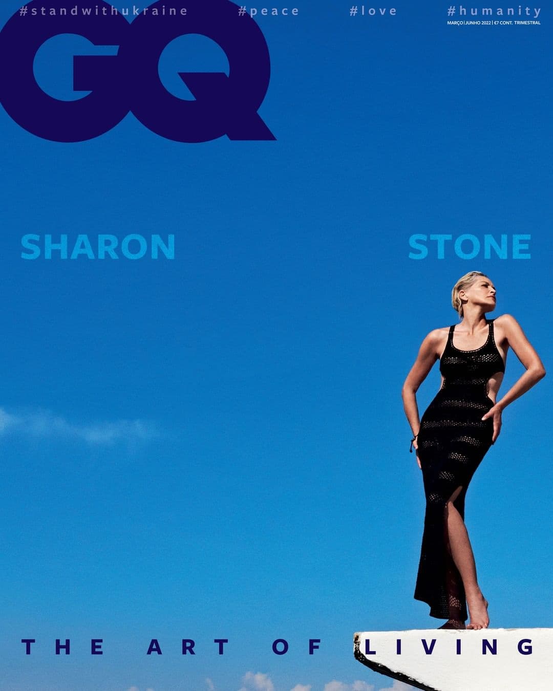 GQ (Portugal) Sharon Stone 时尚杂志封面，摄影师作品展示