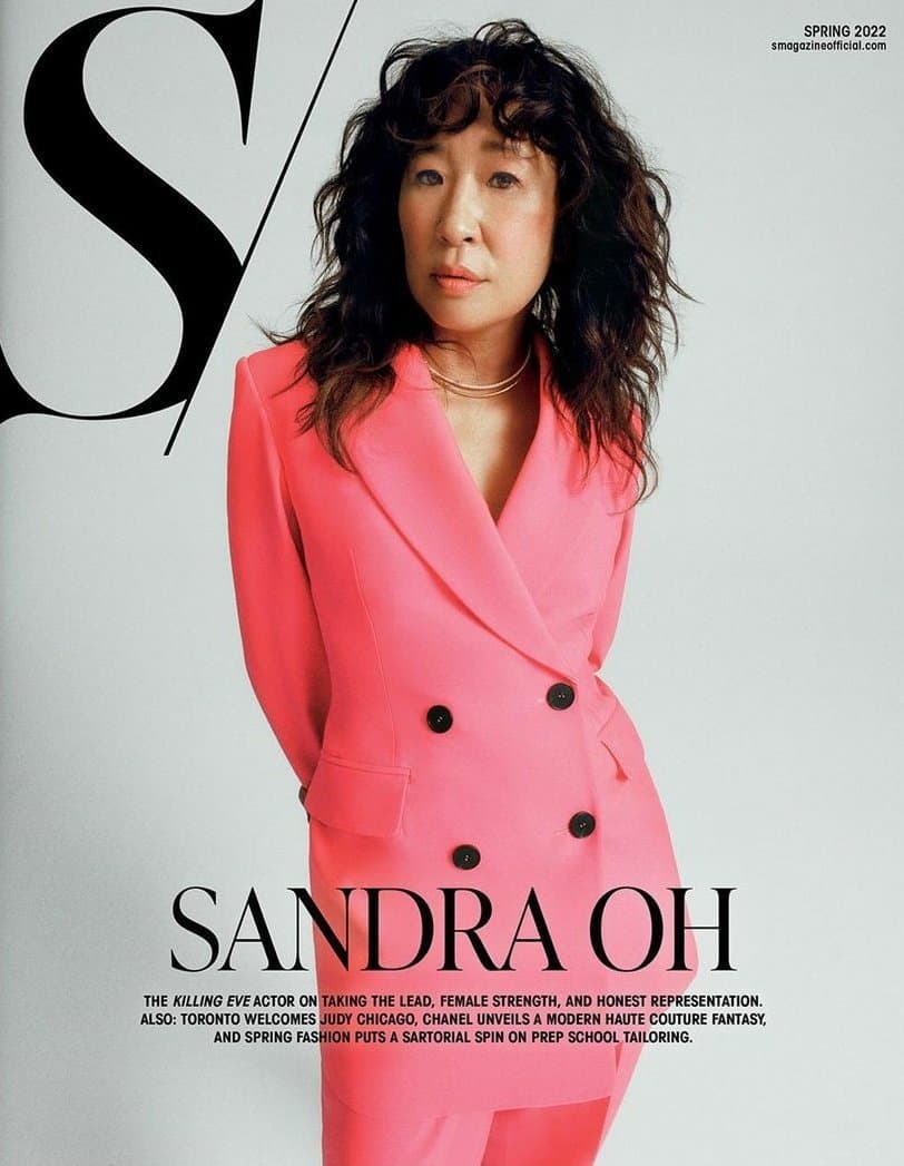 Sandra Oh for S/ Magazine – Spring 2022 时尚杂志封面，摄影师作品展示