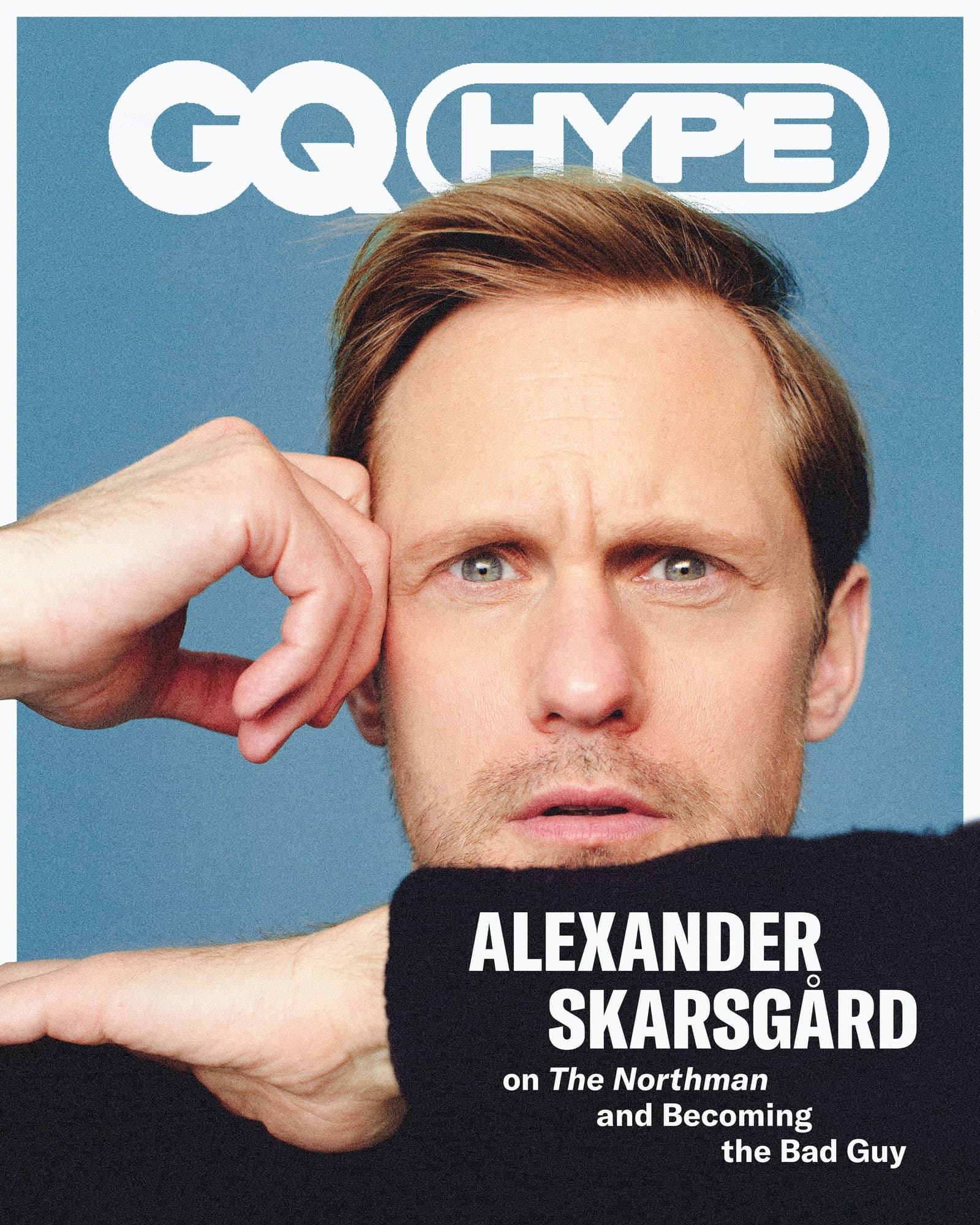 Alexander Skarsgård for GQ Hype 2022 时尚杂志封面，摄影师作品展示