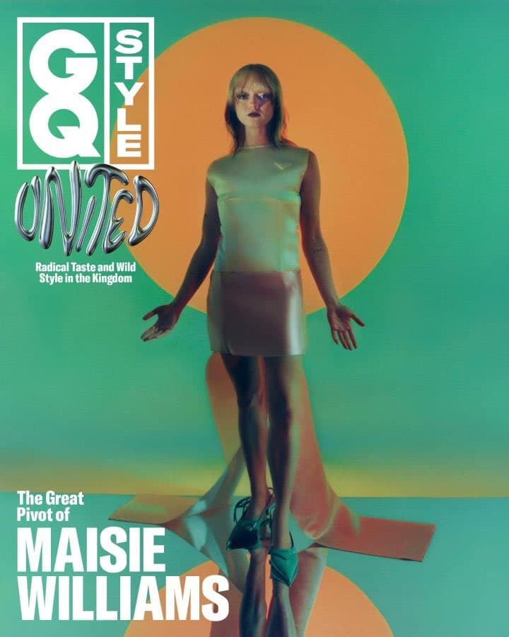 British GQ Style, SS22, Maisie Williams 时尚杂志封面，摄影师作品展示