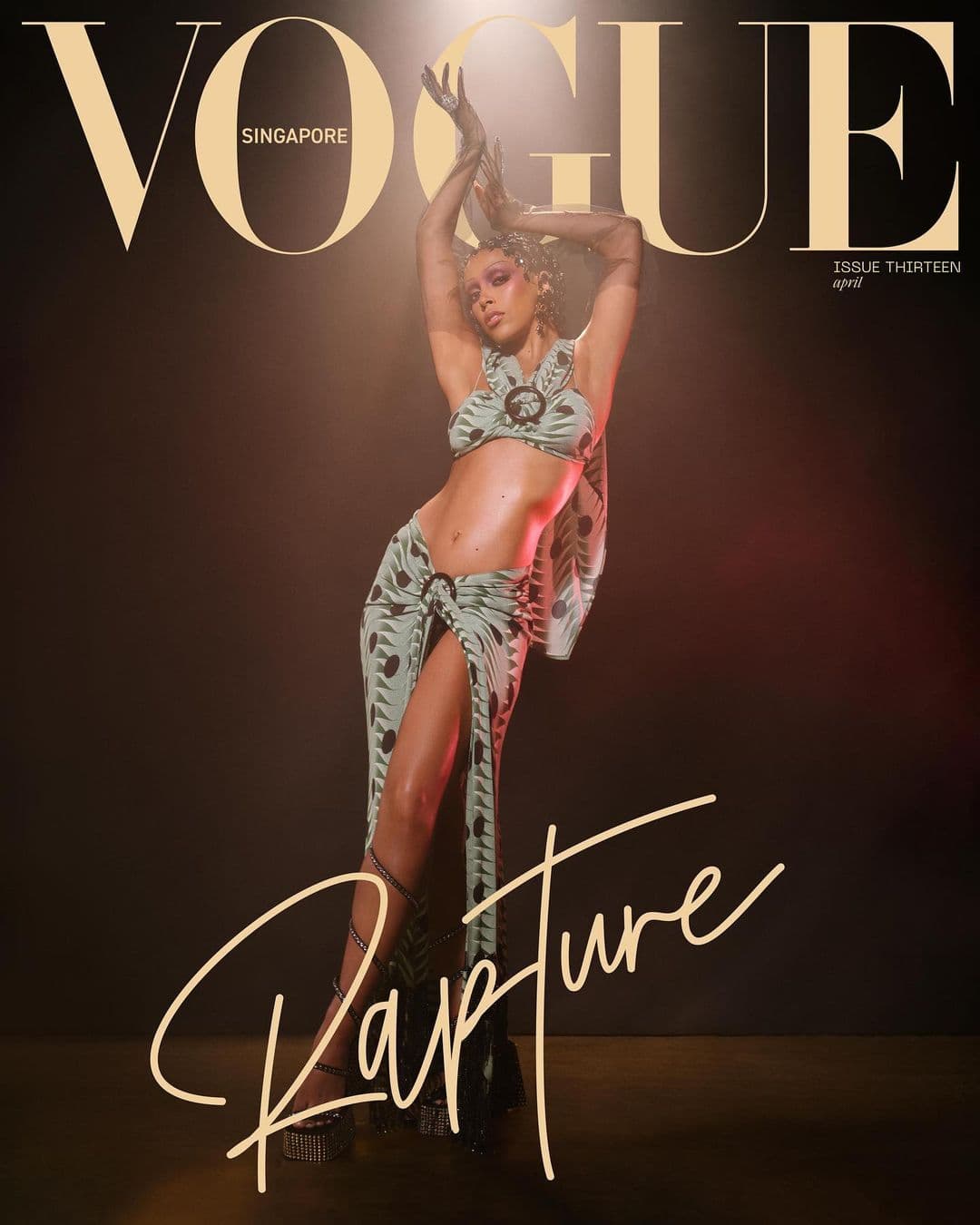 Doja Cat for Vogue Singapore – April 2022 时尚杂志封面，摄影师作品展示