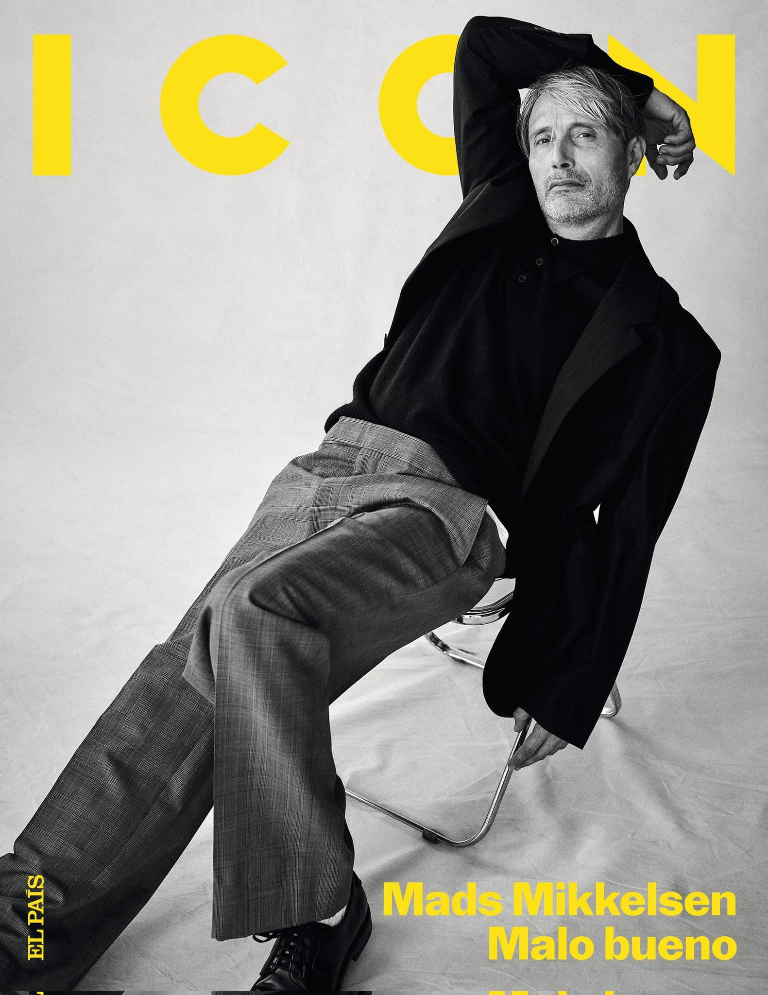 Mads Mikkelsen for Icon Magazine 2022 时尚杂志封面，摄影师作品展示