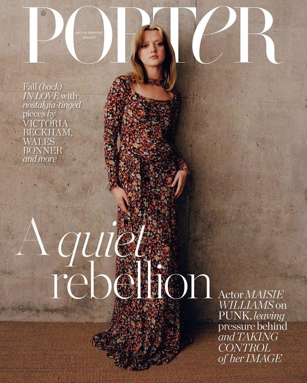 Maisie Williams for Porter – April 2022 时尚杂志封面，摄影师作品展示