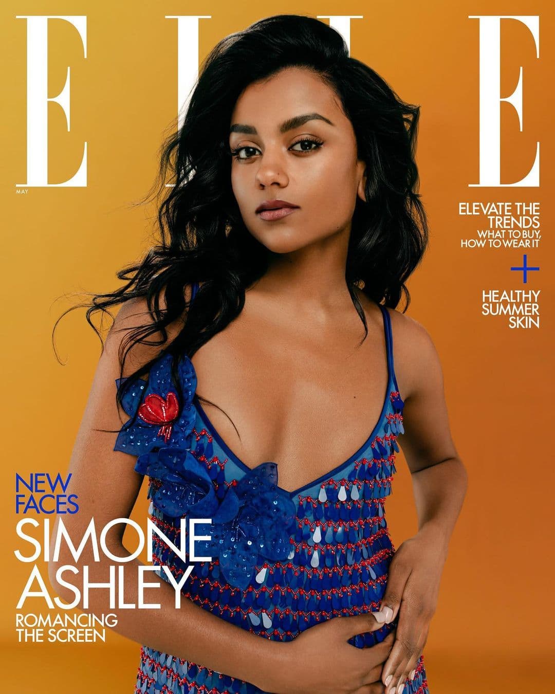 Simone Ashley for Elle US – May 2022 时尚杂志封面，摄影师作品展示