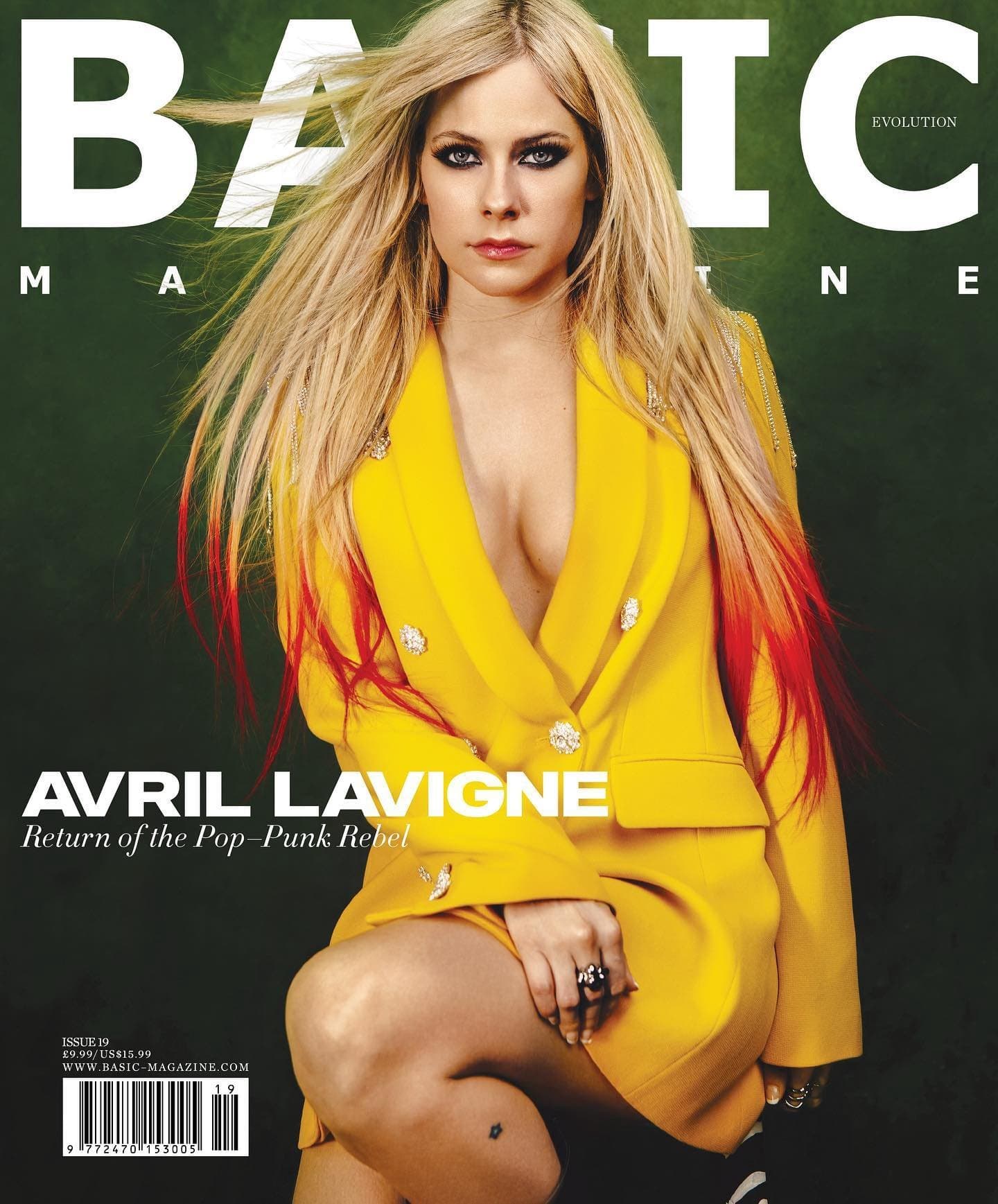 Avril Lavigne for Basic Magazine #19 时尚杂志封面，摄影师作品展示