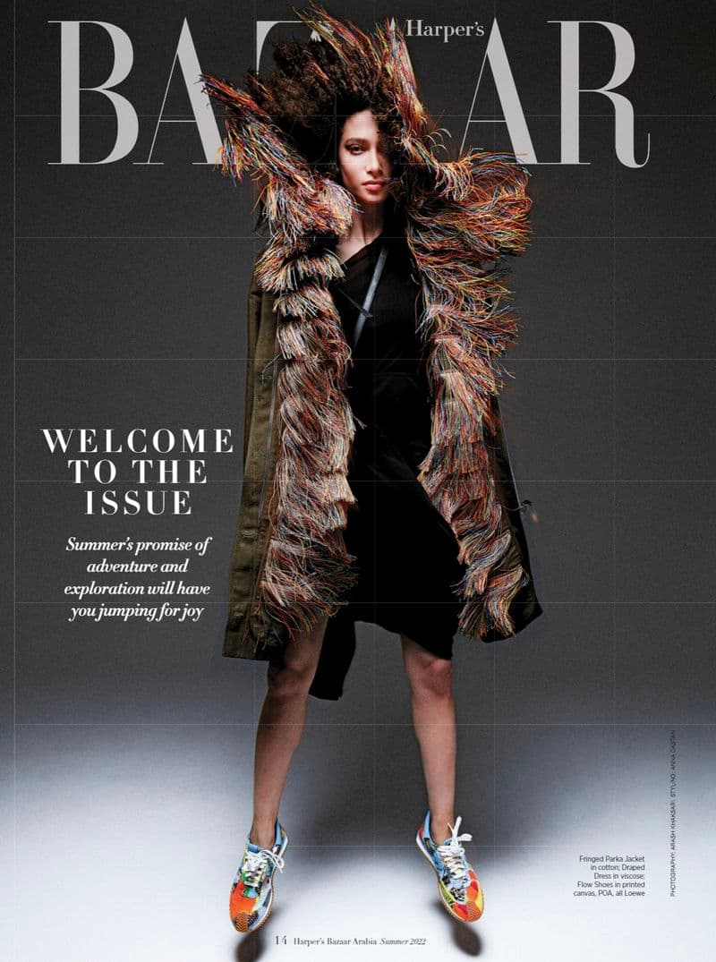 Harper’s Bazaar Arabia May 2022 时尚杂志封面，摄影师作品展示