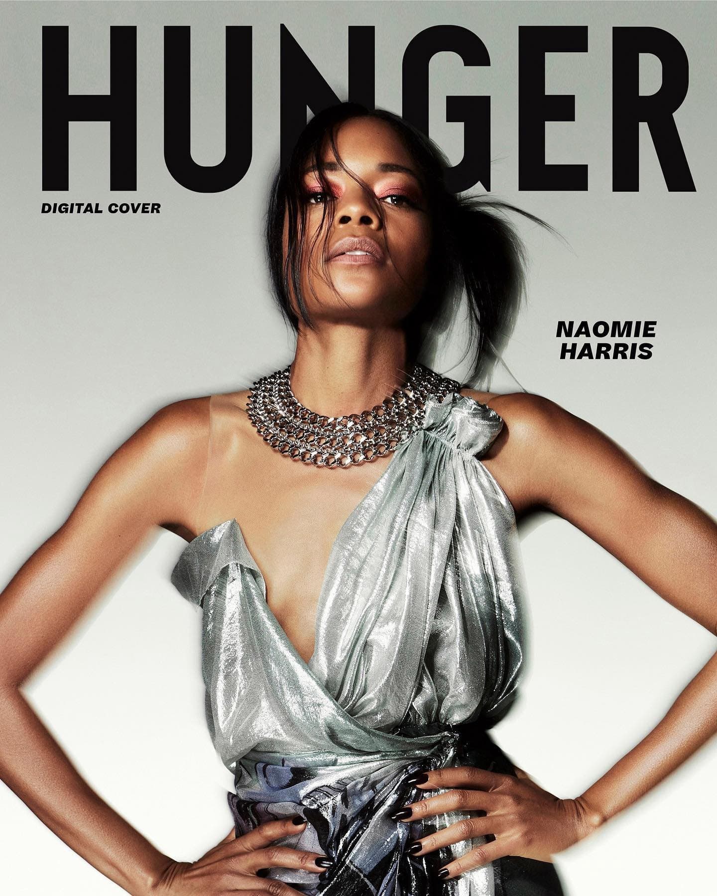 Naomie Harris for Hunger Magazine 2022 时尚杂志封面，摄影师作品展示