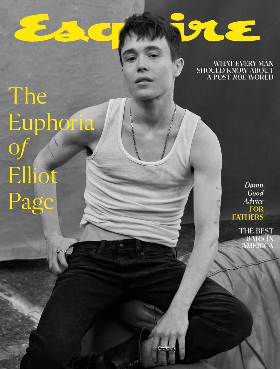 Elliot Page for Esquire – Summer 2022 时尚杂志封面，摄影师作品展示