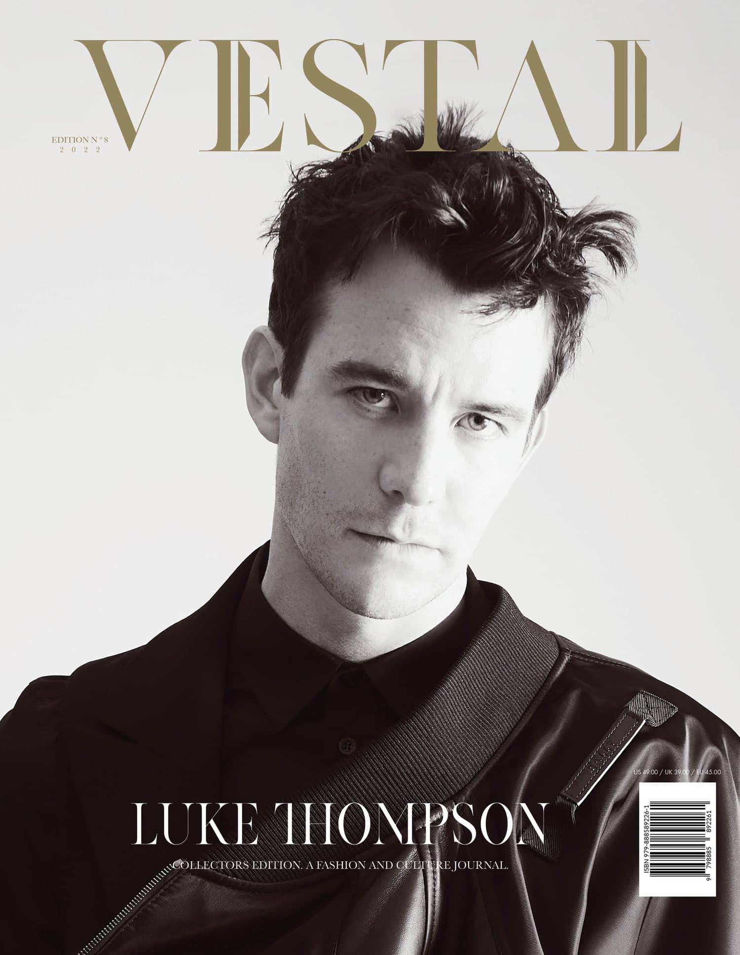 Luke Thompson for Vestal Magazine 2022 时尚杂志封面，摄影师作品展示