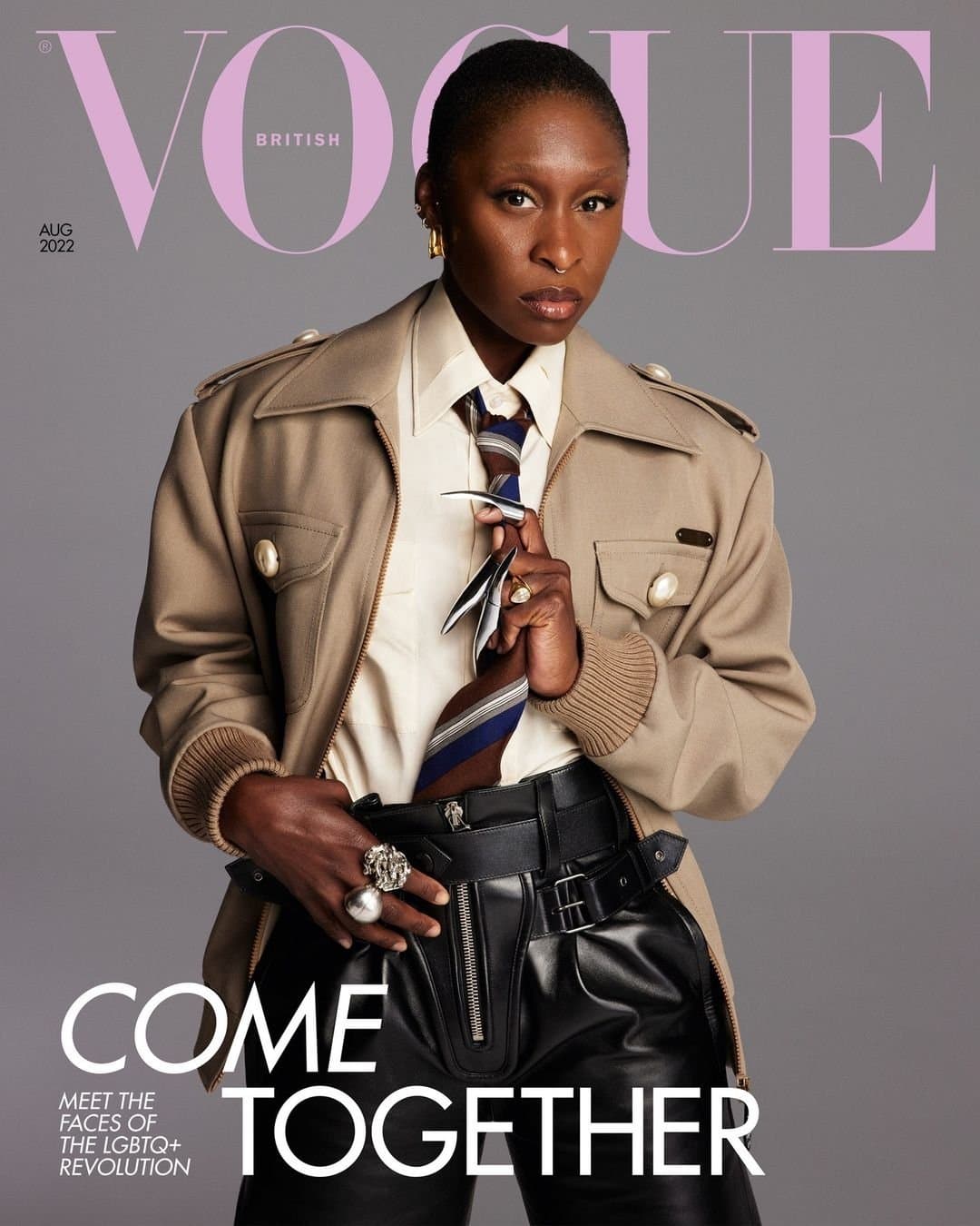 Cynthia Erivo for Vogue UK – August 2022 时尚杂志封面，摄影师作品展示