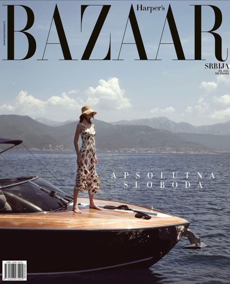 Harper’s Bazaar Serbia July 2022 时尚杂志封面，摄影师作品展示