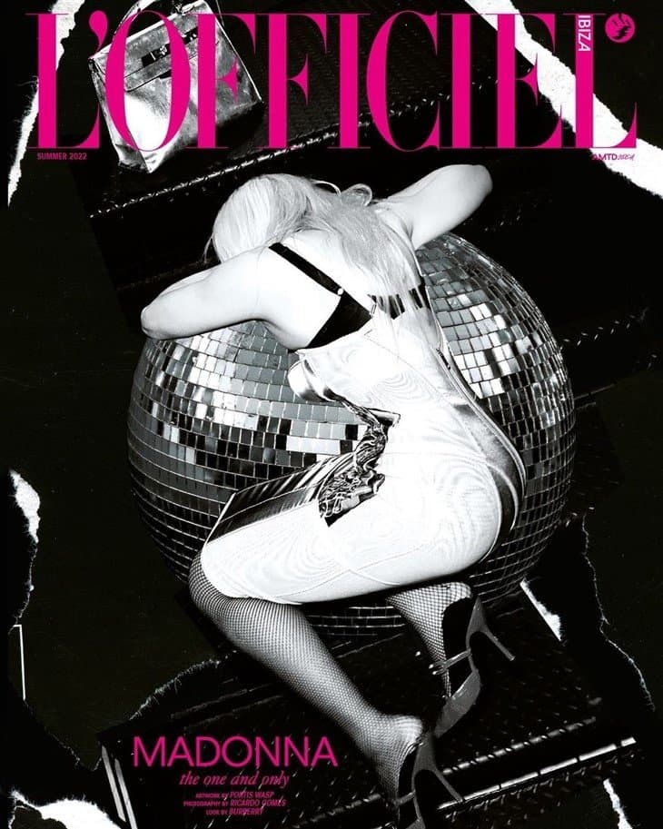 Madonna for L’Officiel Ibiza – Summer 2022 时尚杂志封面，摄影师作品展示