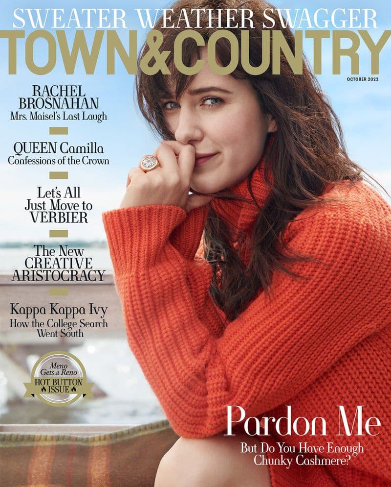 Town & Country October 2022 时尚杂志封面，摄影师作品展示