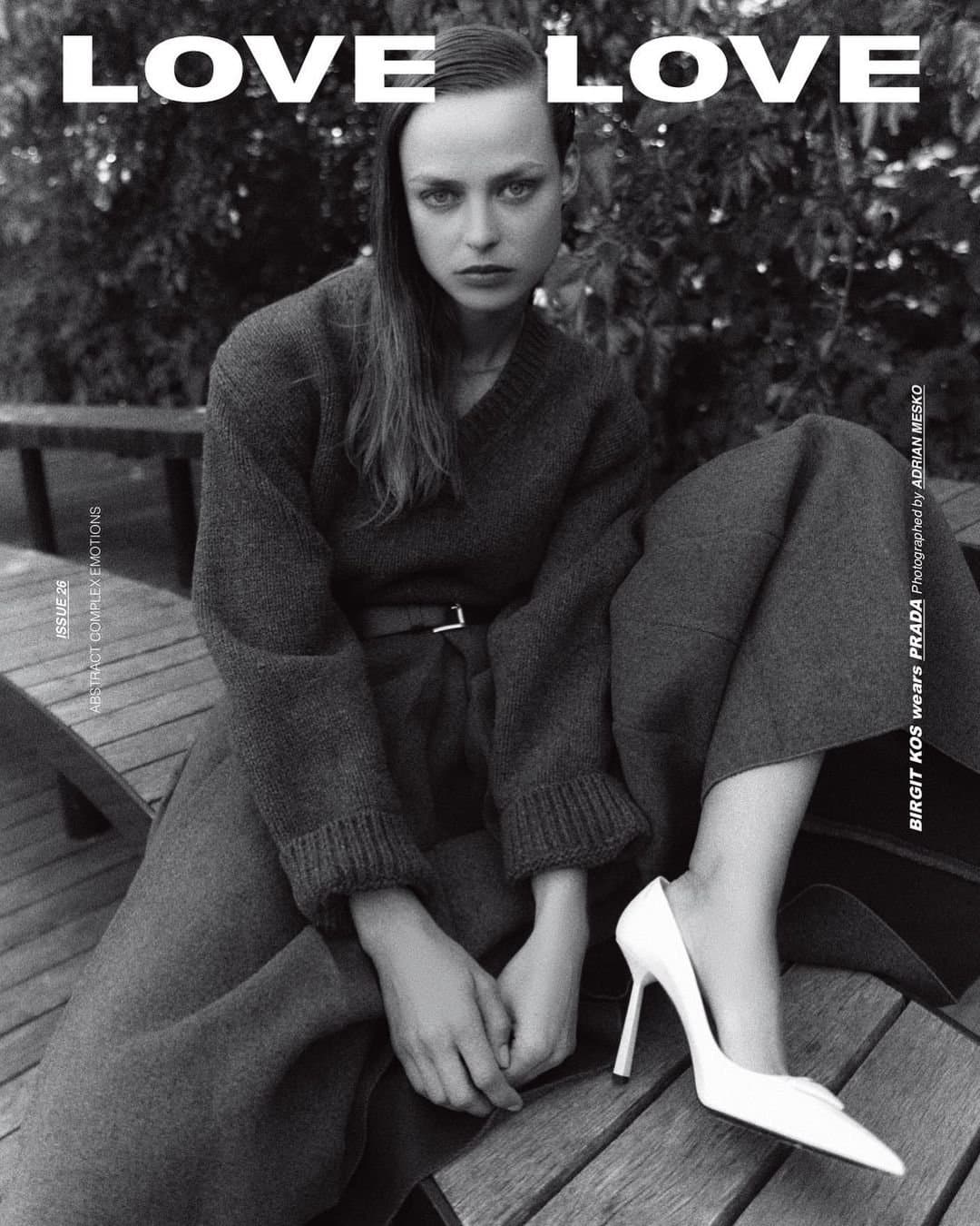 Birgit Kos for Love Want Magazine #26 时尚杂志封面，摄影师作品展示