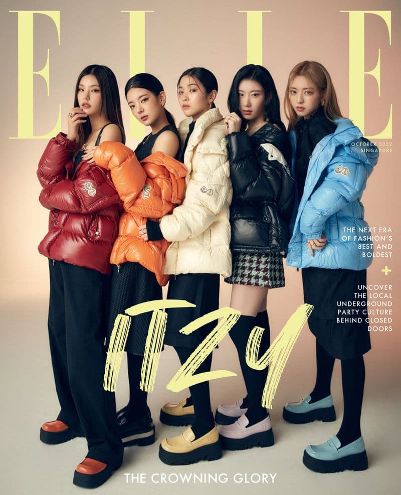 ELLE Singapore x ITZY October 2022 时尚杂志封面，摄影师作品展示