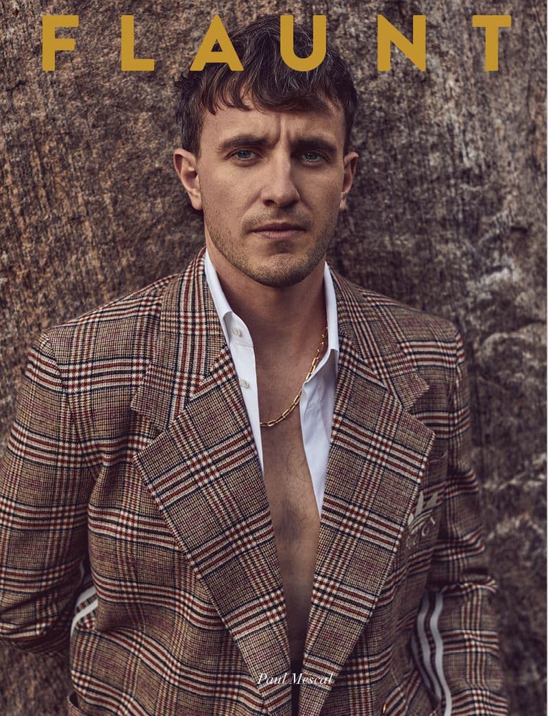 Flaunt October 2022 Cover Paul Mescal 时尚杂志封面，摄影师作品展示