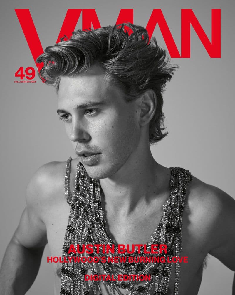 V Man Austin Butler F/W 22 时尚杂志封面，摄影师作品展示