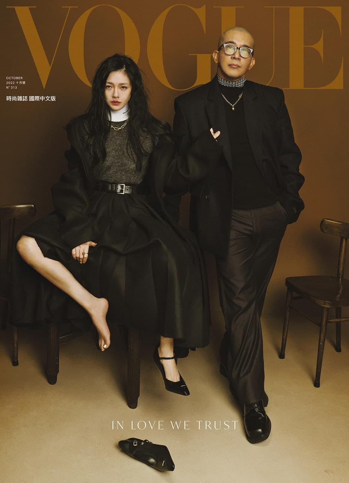 Vogue Taiwan #10 2022-大S徐熙媛与酷龙具俊晔 时尚杂志封面，摄影师作品展示