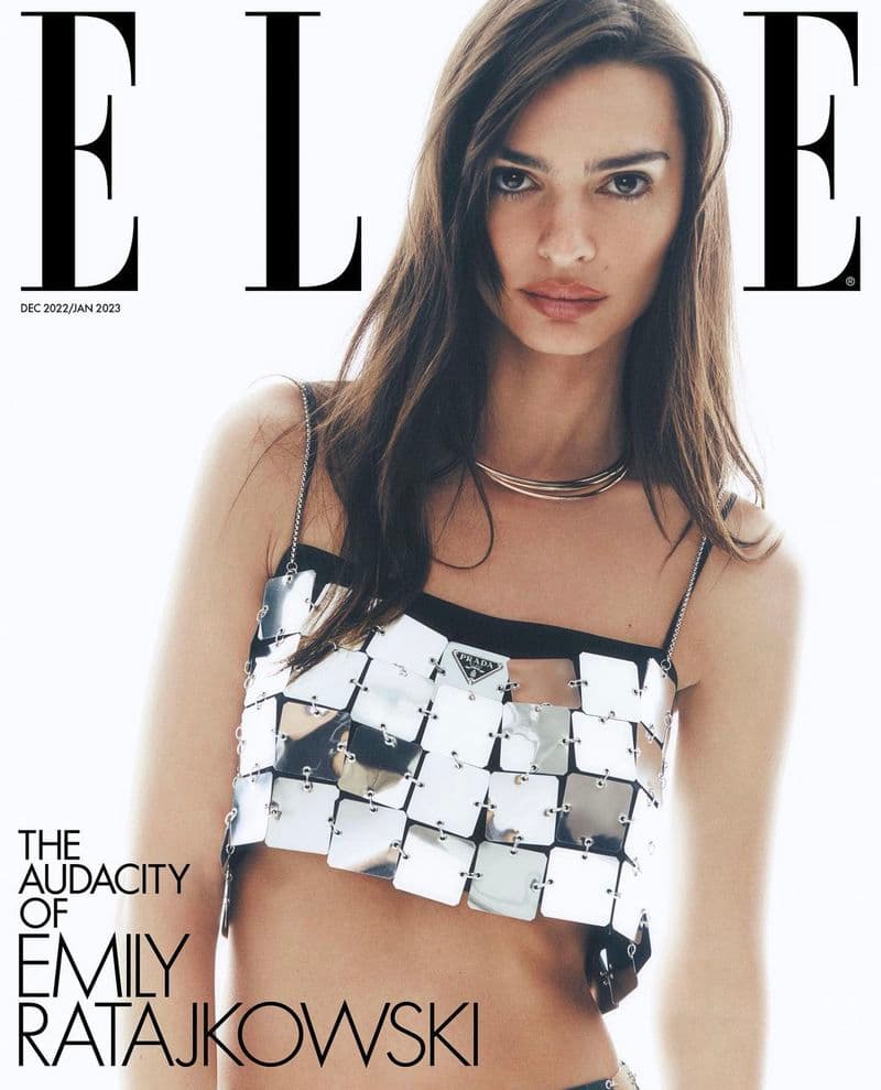Elle UK December 2022/January 2023 时尚杂志封面，摄影师作品展示