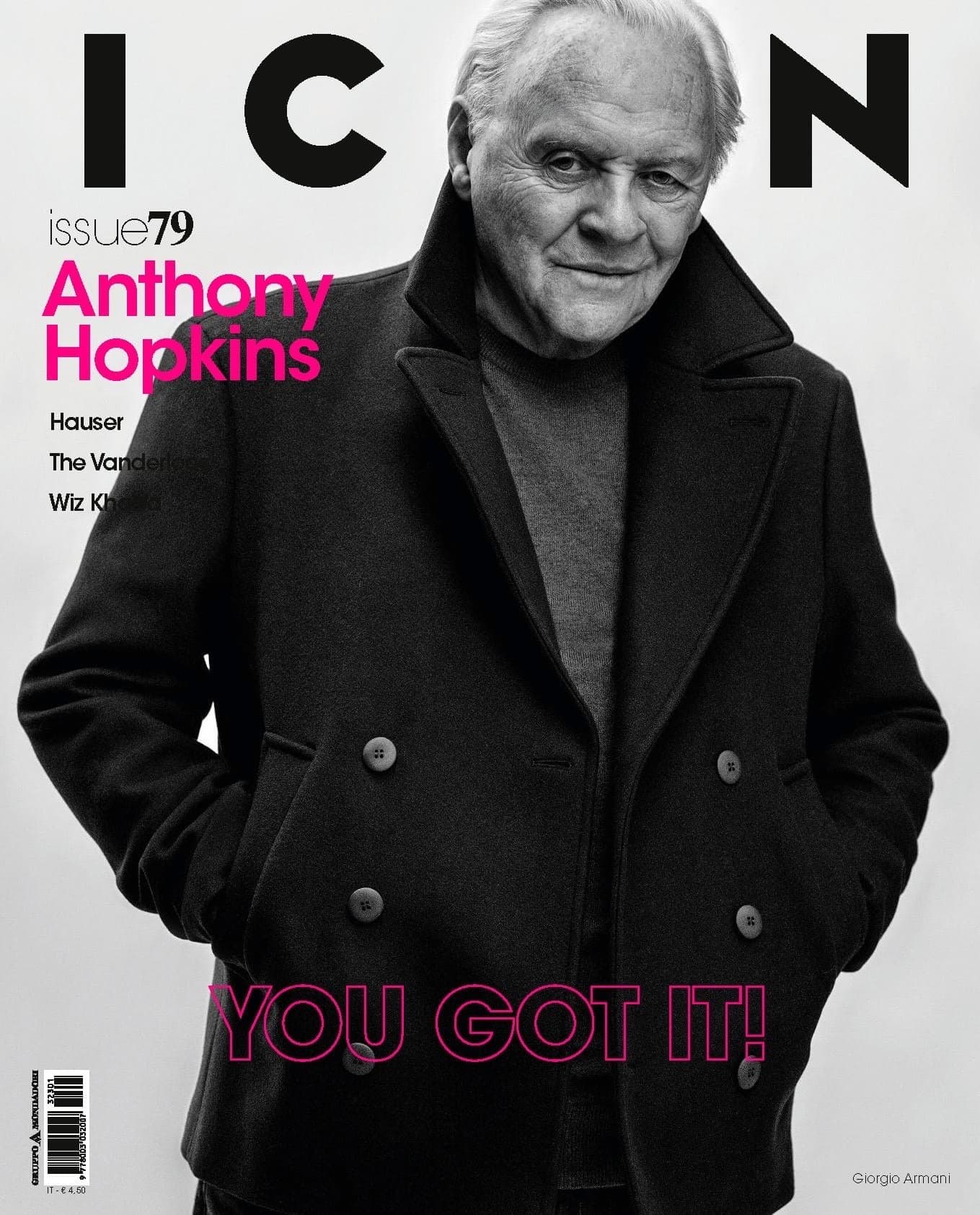 Anthony Hopkins for Icon Italia #79 时尚杂志封面，摄影师作品展示