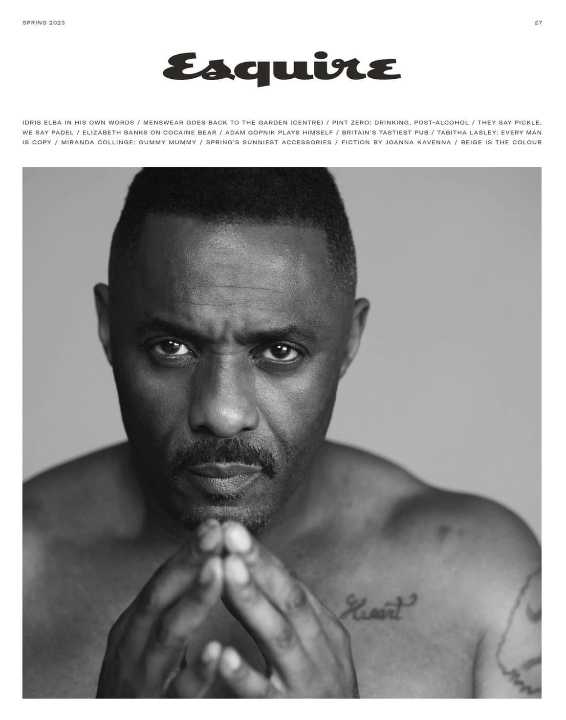 Idris Elba for Esquire – Spring 2023 时尚杂志封面，摄影师作品展示