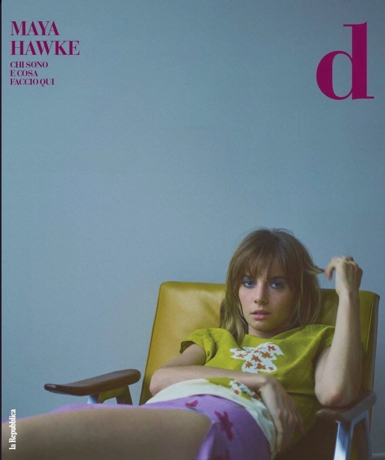 Maya Hawke for D La Repubblica 2023 时尚杂志封面，摄影师作品展示