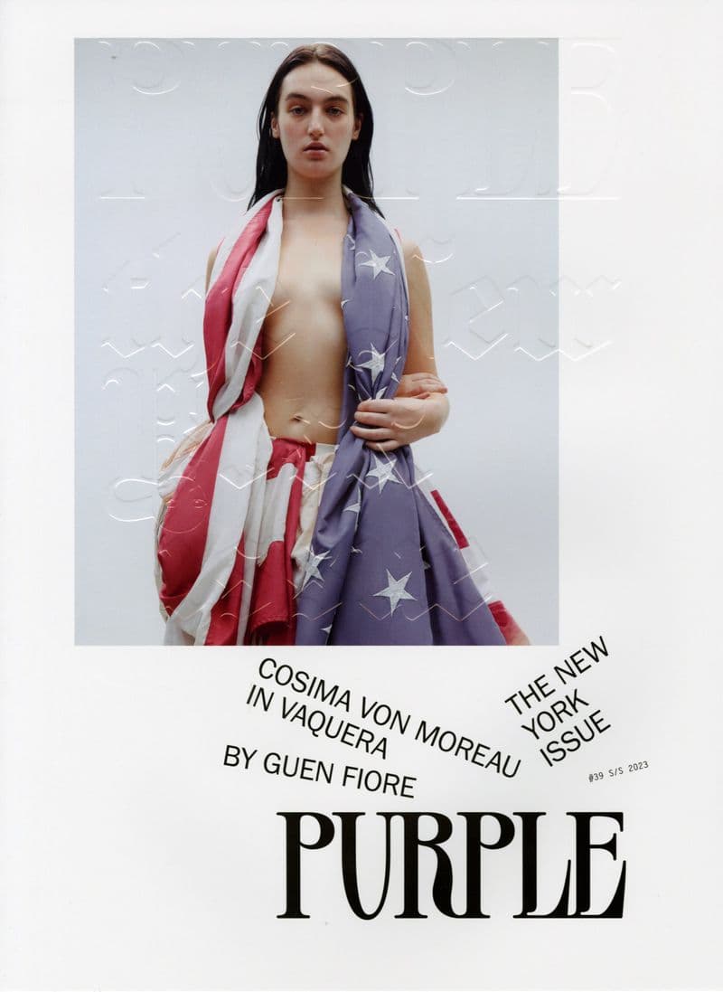 Purple Magazine #39 S/S 2023 时尚杂志封面，摄影师作品展示