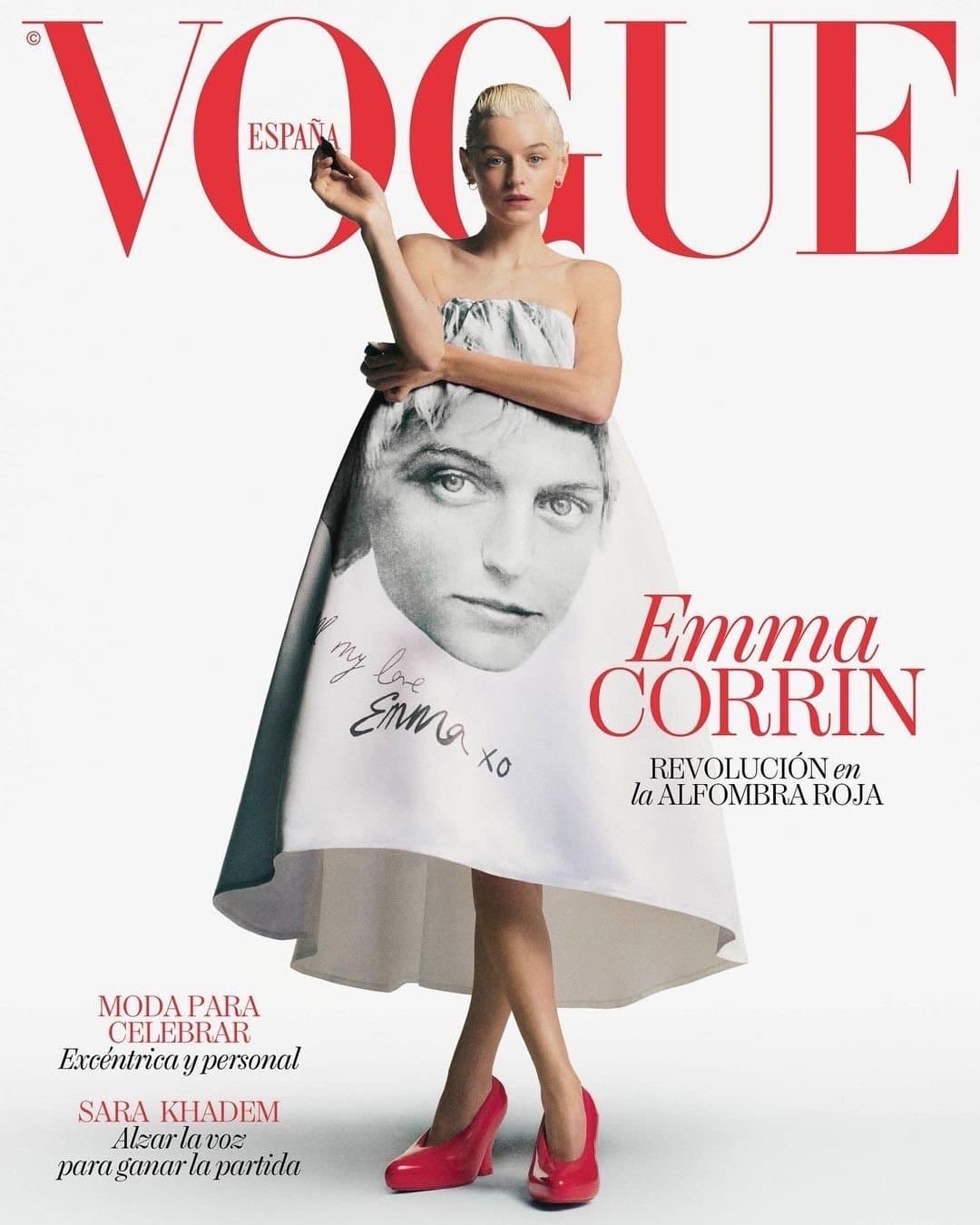 Emma Corrin for Vogue Spain – April 2023 时尚杂志封面，摄影师作品展示